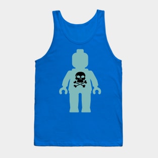 Minifig with Skull Design Tank Top